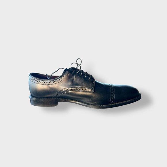 Allen Edmonds Black Cap-Toe Oxford Dress Shoes Leather Mens Size 11 D Classic Fo main image 4